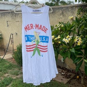 The Laundry Room Mer-Made in the USA tshirt dress size XS/S